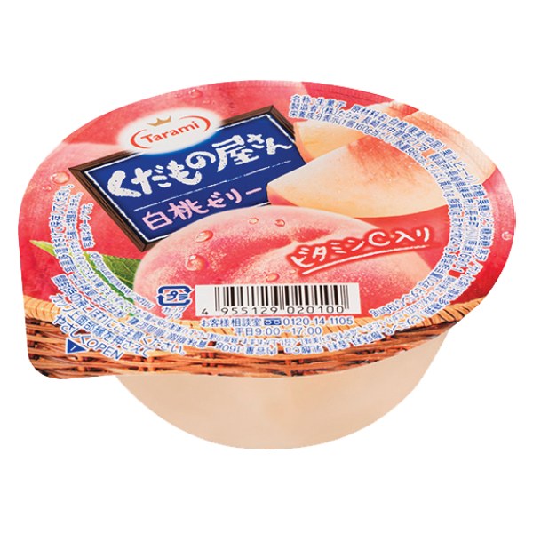 Thạch Tarami Vị Đào Trắng Hũ 160G