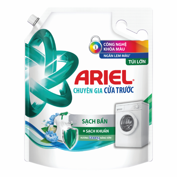 Nước Giặt Ariel Cửa Trước Hương Downy Nắng Sớm Túi 3.2Kg