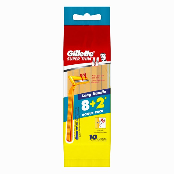 Dao Cạo Gillette Superthin II Gói 8+2