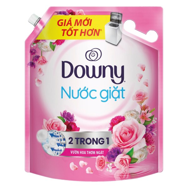 Nước Giặt Downy Vườn Hoa Thơm Ngát Túi 2.65Kg
