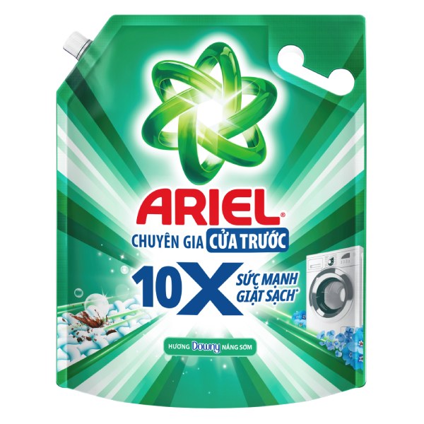 Nước Giặt Ariel Cửa Trước 10X Giặt Sạch 2.7Kg