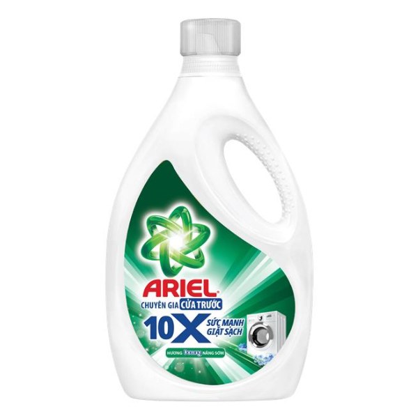 (Only Emartmall) Nước Giặt Ariel Cửa Trước 10X Giặt Sạch Bình 2.7Kg
