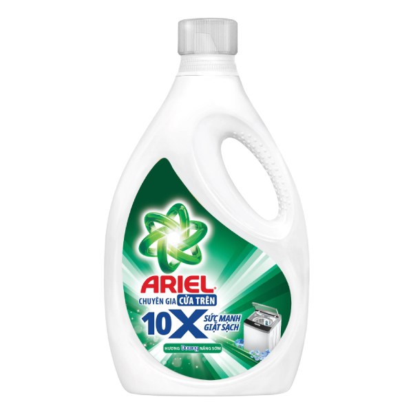 (Only Emartmall) Nước Giặt Ariel Cửa Trên 10X Giặt Sạch Bình 2.9Kg