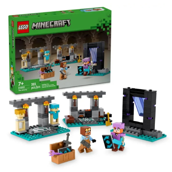 Đồ Chơi Lego Minecraft Kho Chế Tạo Vũ Khí 21252