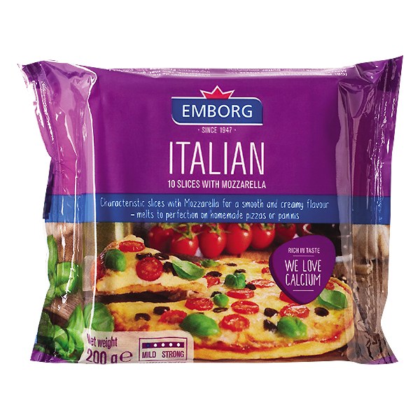 Phô Mai Lát Italian Mozzarella Emborg 200G
