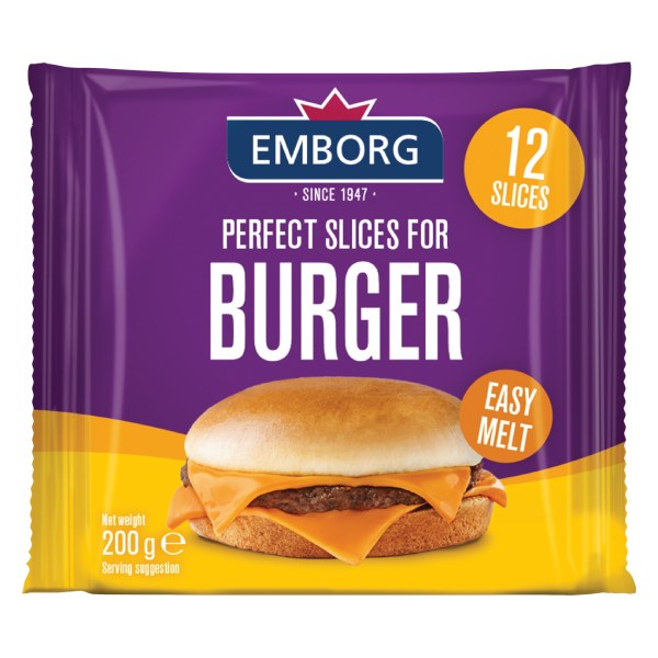 Phô Mai Lát Emborg Burger 200G