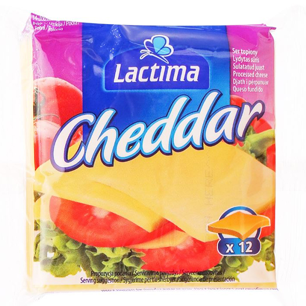 Phô Mai Lát Lactima Cheddar Gói 200G