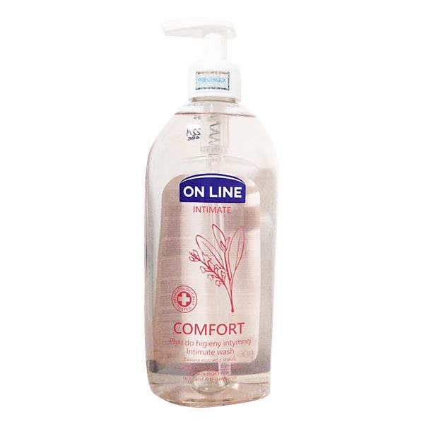 Dung Dịch Vệ Sinh Phụ Nữ On Line Comfort Hương Cây Xô Thơm Chai 500Ml