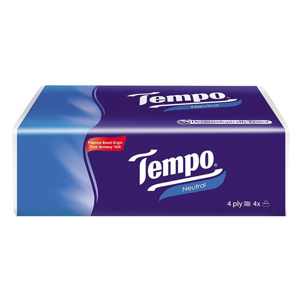 Khăn Giấy Tempo Softpack Neutral 4 Lớp 90 Tờ