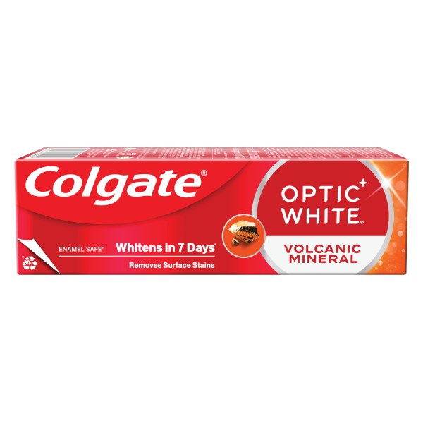 Kem Đánh Răng Colgate Optic White Volcanic Mineral 100G