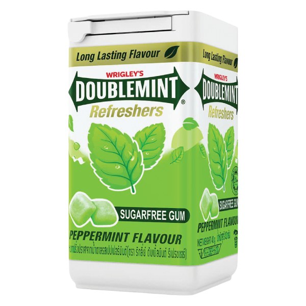 Kẹo Cao Su Doublemint Refresh Bạc Hà Hũ 40G