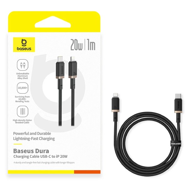 Cáp Sạc Baseus Dura 20W USB-C To Lightning 1M