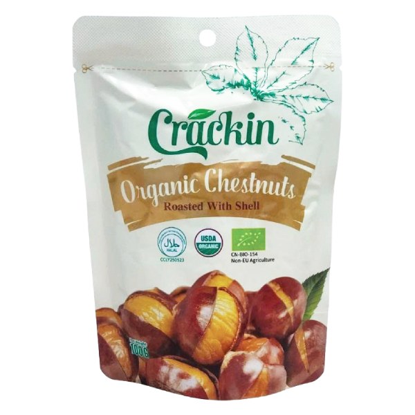 Hạt Dẻ Hữu Cơ Crackin Rang Nguyên Vỏ Gói 100G