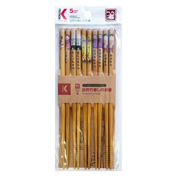 Vỉ 5 Đũa Tre Kiểu Nhật Kokusai NDCK 04