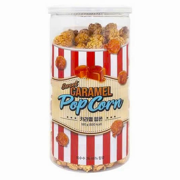 Snack Bắp Rang Vị Caramel Kidwell Hũ 180G