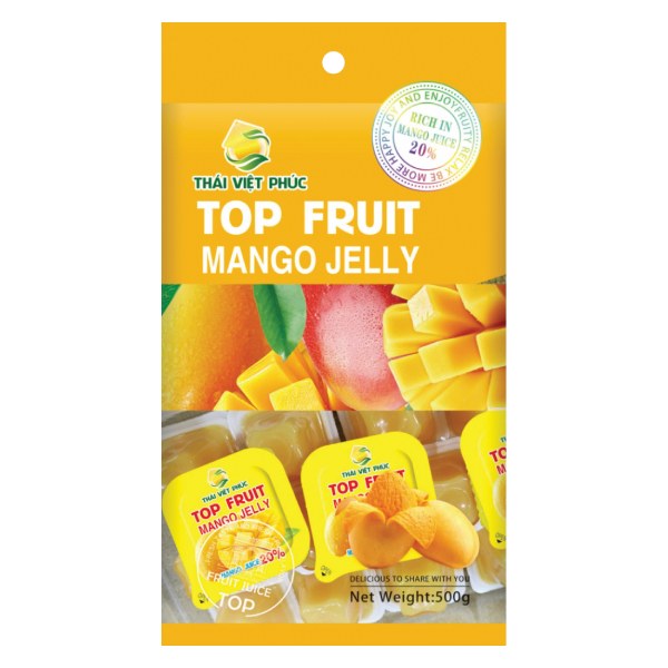 Thạch Xoài Top Fruit Gói 500G