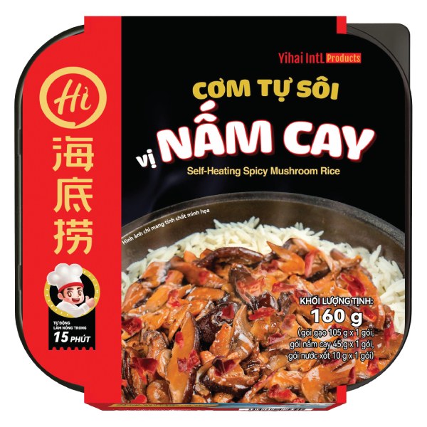 Cơm Tự Sôi Haidilao Nấm Cay 160G