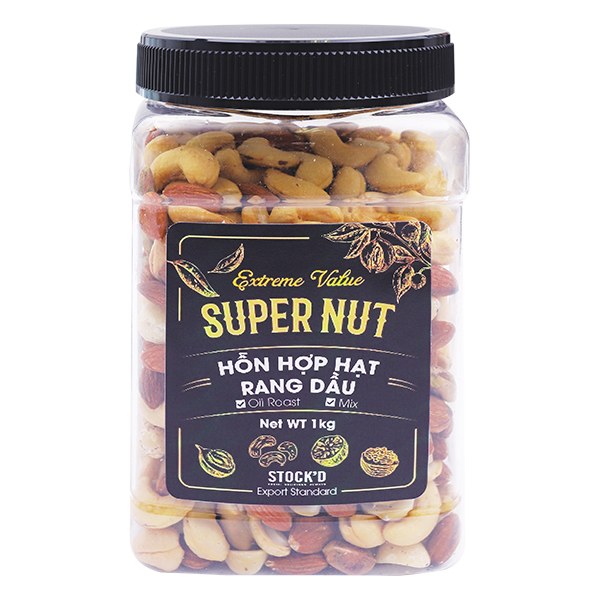 Hỗn Hợp Hạt Rang Dầu Super Nut Hũ 1Kg