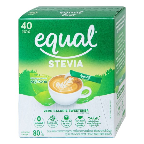 Đường Ăn Kiêng Cỏ Ngọt Equal Stevia Hộp 80G