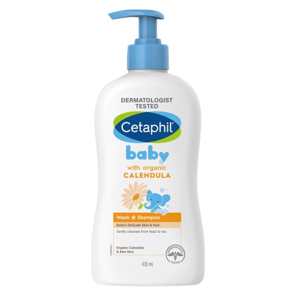Sữa Tắm Gội Trẻ Em Cetaphil Baby Hoa Cúc 400Ml