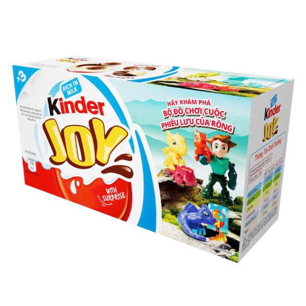 Kẹo Socola Kinder Joy For Boys Hộp 60G