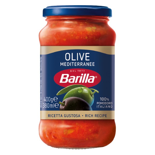 Sốt Cà Và Ô Liu Barilla Hũ 400G