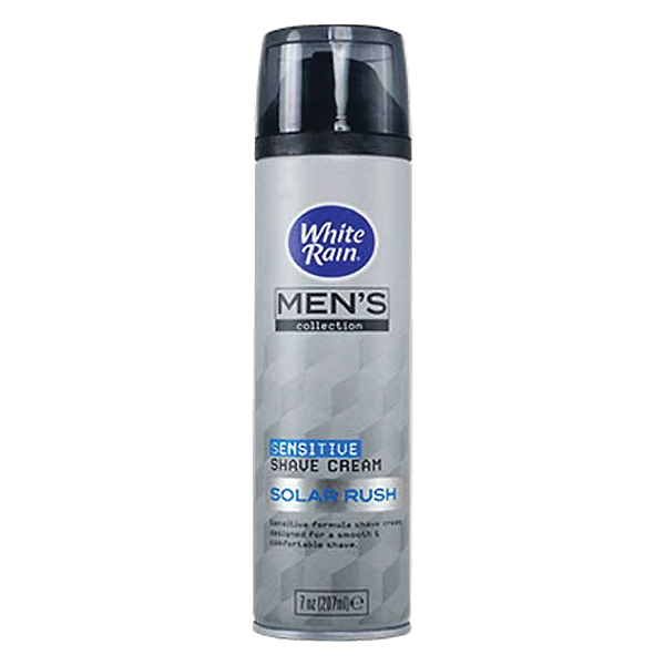 Kem Cạo Râu White Rain Sensitive Solar Rush 207Ml
