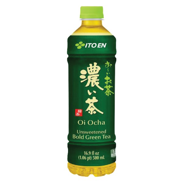 Trà Xanh Oi Ocha Đậm Vị Không Đường Chai 500Ml