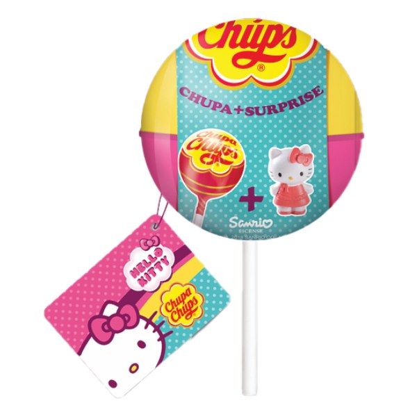Kẹo Mút Chupa Chups Surprise Hello Kitty 12G