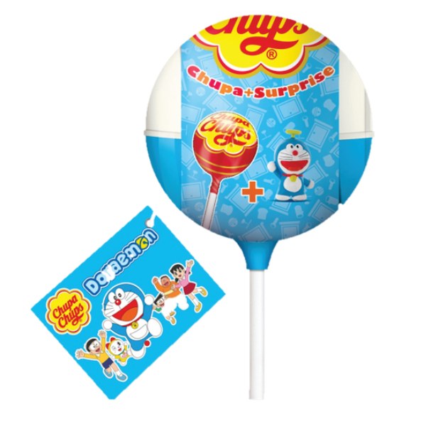 Kẹo Mút Chupa Chups Surprise Doraemon 12G