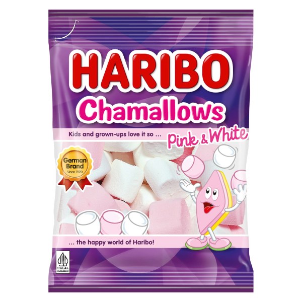 Kẹo Dẻo Haribo Chamallows Pink & White Gói 70G
