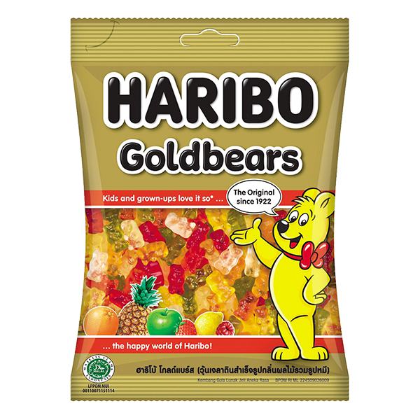 Kẹo Dẻo Haribo Goldbears Gói 200G