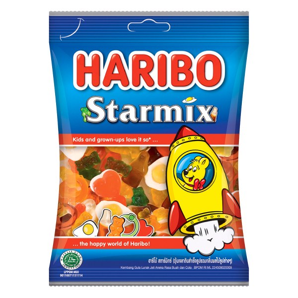 Kẹo Dẻo Haribo Starmix Gói 200G