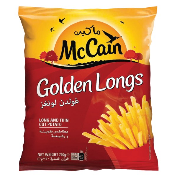 Khoai Tây Đông Lạnh McCain Golden Longs Gói 750G