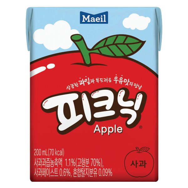 Nước Trái Cây Maeil Picnic Táo Hộp 200Ml