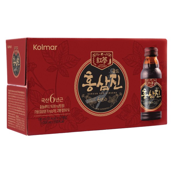 Nước Hồng Sâm Hongsamjin Gold Hộp 10 Chai 100Ml