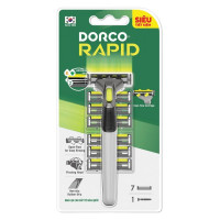 Bộ Dao Cạo Râu Dorco Rapid + 7 Đầu Dao