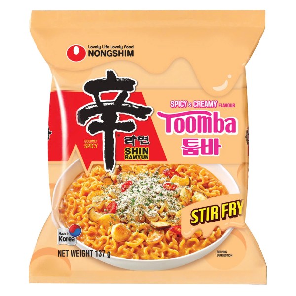 Mì Xào Khô Shin Ramyun Toomba Gói 137G