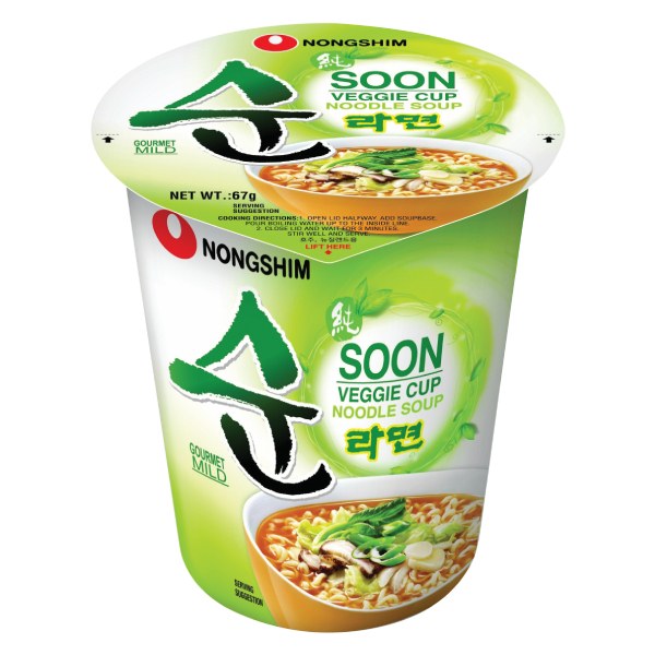 Mì Nongshim Soon Veggie Chay Ly 67G