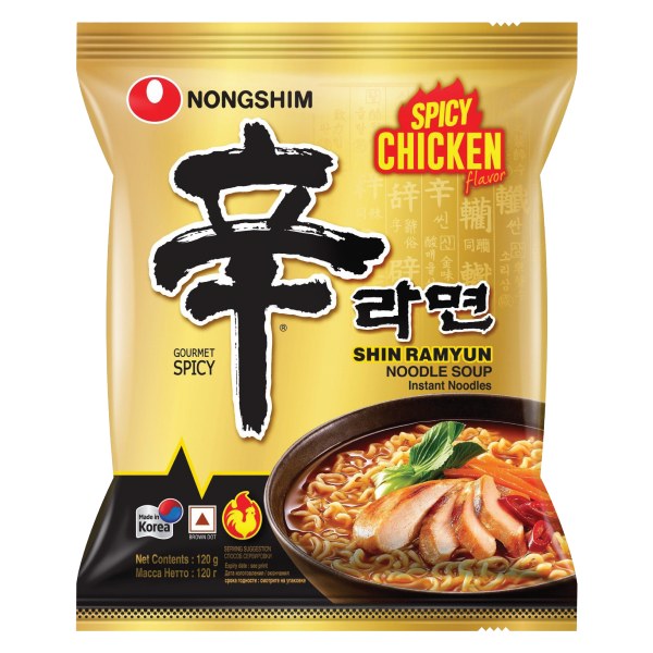 Mì Shin Ramyun Vị Gà Cay Gói 120G