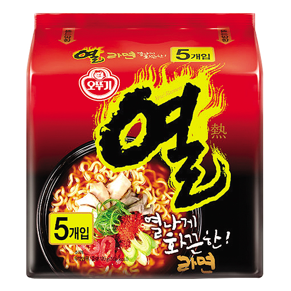 Lô 5 Mì Yeul Vị Cay Ottogi 120G