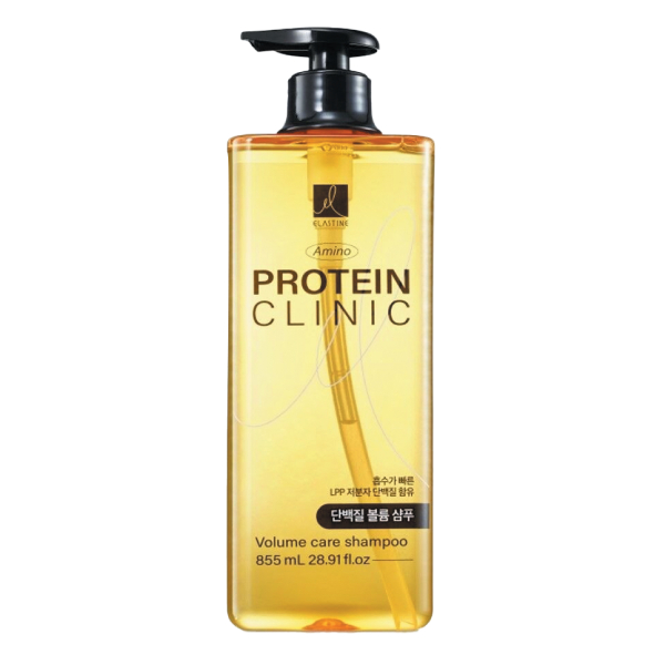 Dầu Gội Elastine Amino Protein Clinic Volume Care 855Ml