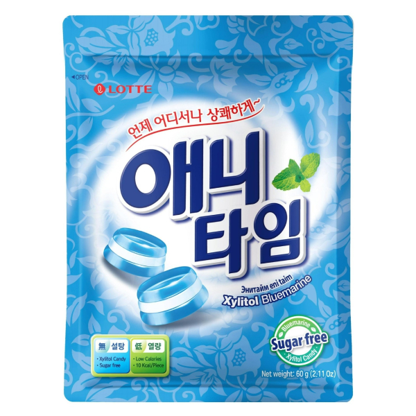 Kẹo Cứng Lotte Anytime Bluemarrine 60G