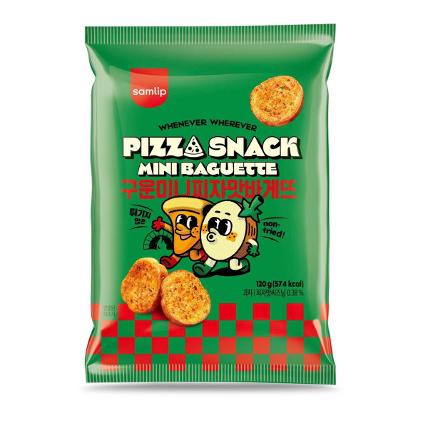 Snack Bánh Mì Sấy Samlip Vị Pizza Gói 120G