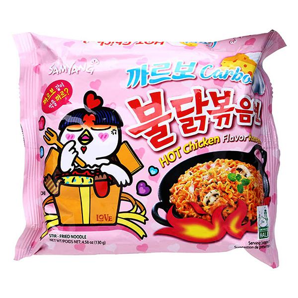 Mì Khô Gà Cay Samyang Carbonara Gói 130G