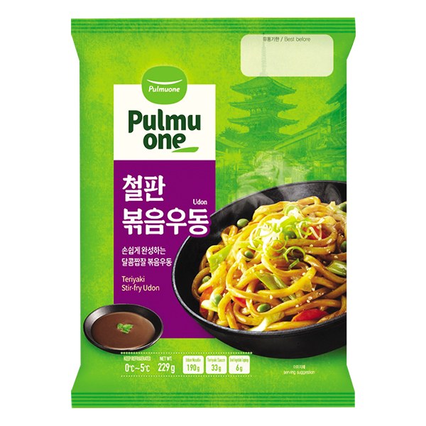 Mì Udon Xào Sốt Teriyaki Pulmuone 229G