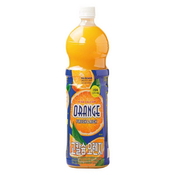 Nước Uống Vị Cam Bổ Sung Canxi No Brand Chai 1.5L