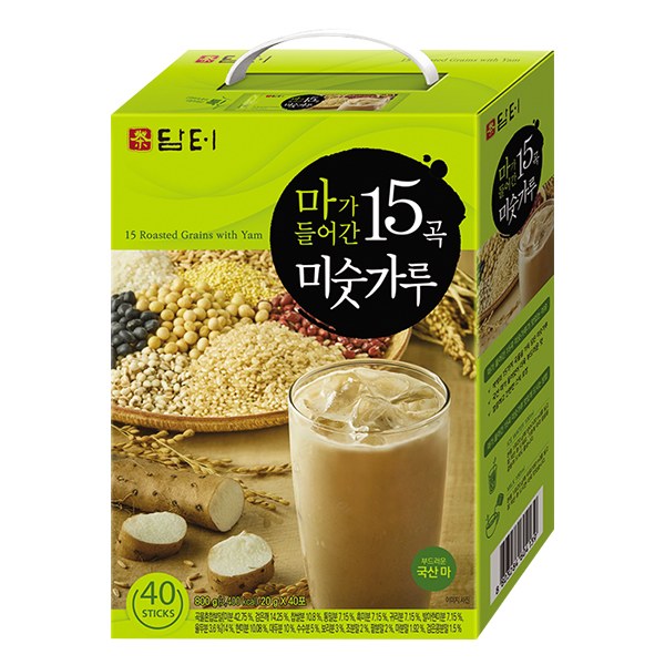 Bột Ngũ Cốc Damtuh 15 Loại Hạt Hộp 40 Gói*20G