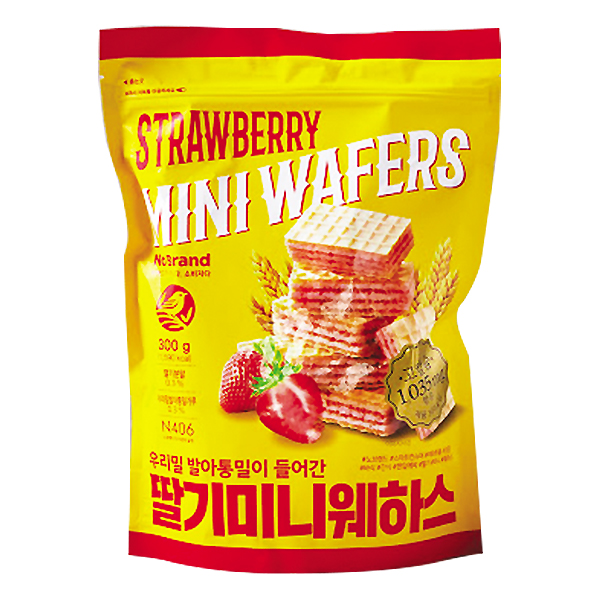 Bánh Xốp No Brand Vị Dâu Gói 300G