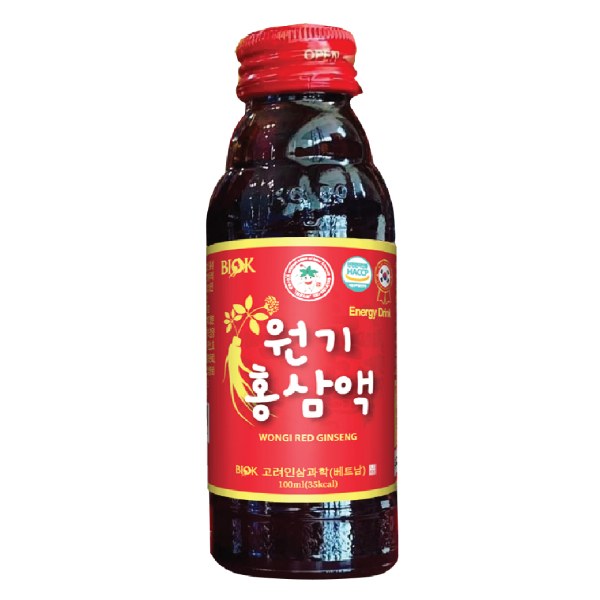 Nước Hồng Sâm Biok Wongi Red Ginseng Chai 100Ml